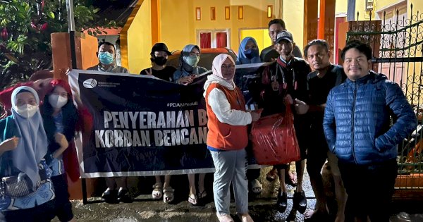 PDAM Jalankan Imbauan Wali Kota, Bantu Korban Banjir
