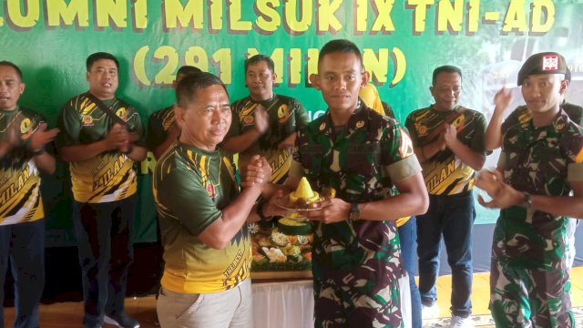 32 Tahun Mengabdi Untuk NKRI, Alumni Milsuk IX TNI AD Gelar Reuni Akbar