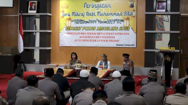 Polres Magelang Kota Peringati Isra Mi’raj 1444 H