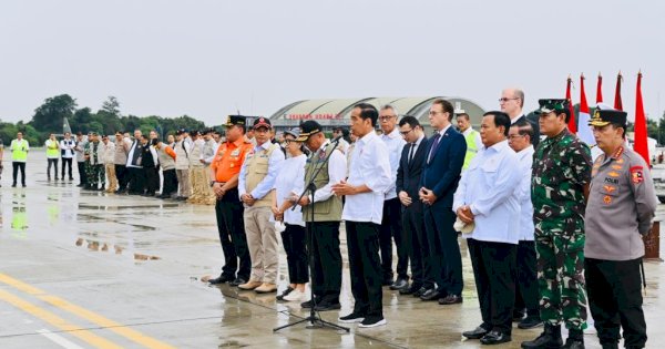 Presiden Jokowi Lepas Bantuan Kemanusiaan ke Turki dan Suriah