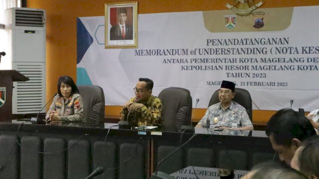 Perkuat Sinergitas, Polres Magelang Kota dan Pemkot Bikin MoU