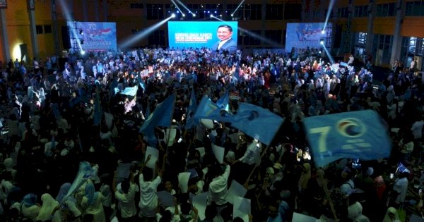 Massa Membludak di Konsolidasi Kader Gelora di Makassar