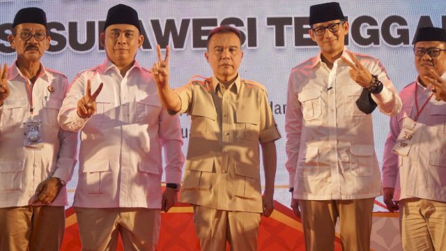 Hadiri Rakorda Gerindra Sultra Didampingi Sandiaga, Dasco Instruksikan Kader Menangkan Prabowo