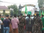 Masyarakat Bersama Massa NU Srumbung Unjuk Rasa Tolak Tambang Pasir di Mapolresta Magelang