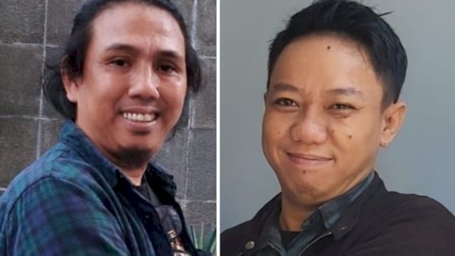 Muh Lutfi alias Upiq (kiri) vs Syafril alias Ariel (kanan) calon ketua PJI Sulsel. Dok. Ist