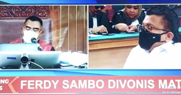 Mantan Kadiv Propam Ferdy Sambo Divonis Hukuman Mati