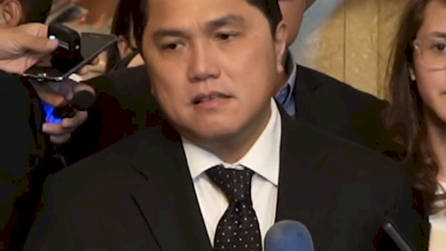 Ketum PSSI terpilih, Erick Thohir. 