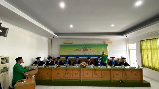 Kepala LLDIKTI IX Andi Lukman Raih Gelar Doktor Manajemen ke- 485 Pascasarjana UMI Makassar