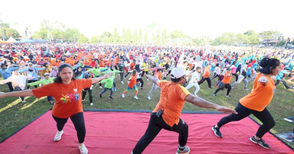 Senam Sehat KORMI di Manggala, dr Udin Berbagi Tips Kesehatan Dokter Kita