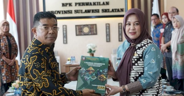 Makassar Kota Pertama Serahkan LKPD, Optimis Raih Opini WTP dari BPK
