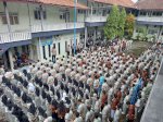Luar Biasa..! Kapolsek AKP Muthohir Pimpin Apel Kedisiplinan Ratusan Pelajar SMK Muhammadiyah 1
