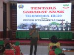 Puluhan Anak TK Kunjungi Korem 073/Makutarama