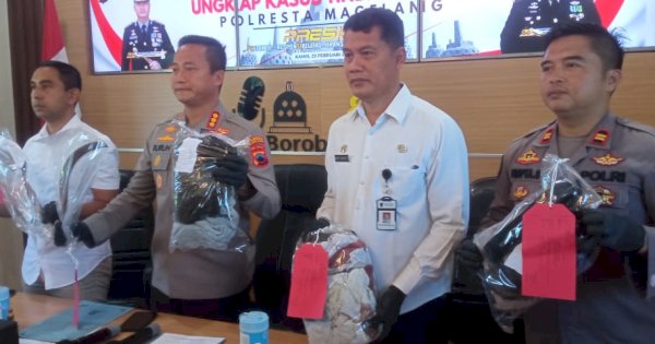 Polresta Magelang Amankan Tiga Pelaku Kriminal Jalanan di Gragab