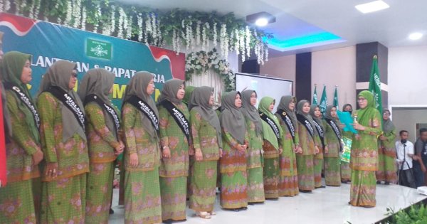 Pesan Majdah Usai Lantik Muslimat NU Kabupaten Pinrang
