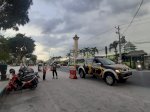 Hujan Abu Landa Kota Magelang, Polres Magelang Kota Bagi Ribuan Lembar Masker