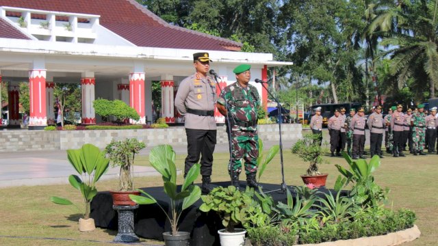 Ratusan TNI – Polri se Eks Karesidenan Kedu Kembali Menggelar Apel Sinergitas