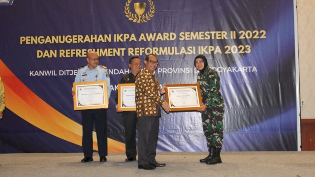 Kabar Gembira..! Korem 072/Pamungkas Peringkat Tiga IKPA Award