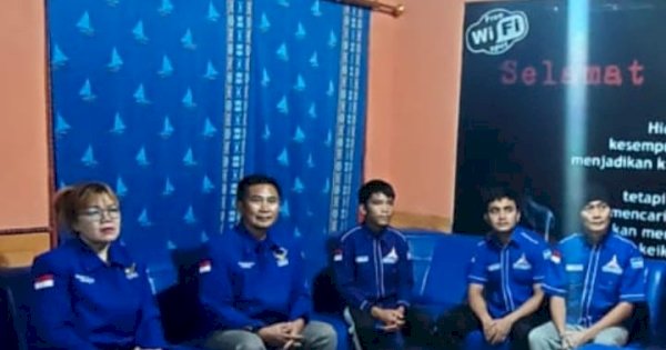Begini Kekompakan DPC Demokrat Mamasa Gelar Nobar Pidato Politik Ketum AHY