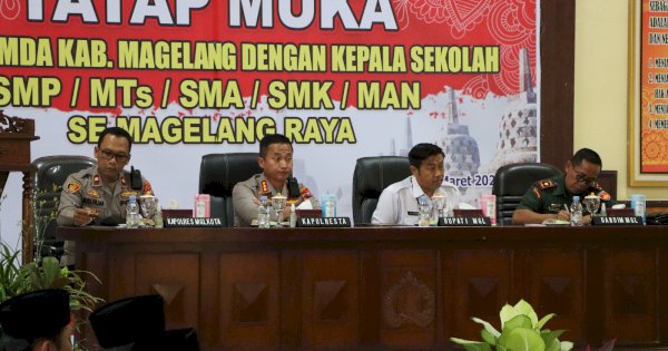 Kejahatan Libatkan Anak Marak, Kapolresta Magelang Panggil 400 Kepala Sekolah Magelang Raya