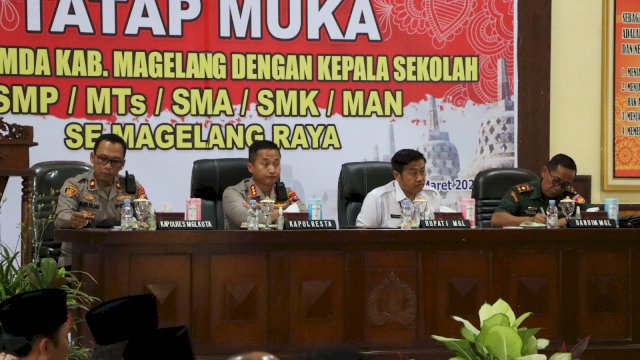 Kejahatan Libatkan Anak Marak, Kapolresta Magelang Panggil 400 Kepala Sekolah Magelang Raya