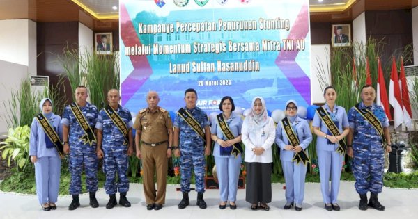 BKKBN Sulsel dan Lanud Hasanuddin Kolaborasi Percepatan Penurunan Stunting