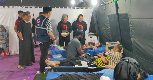 Hari Pertama Donor Berhasil Kumpulkan 47 Kantong Darah di Al Markaz