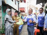 Program #PDAMPeduli Direksi Turun Distribusi Bantuan