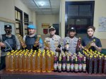 Polsek Muntilan Amankan Ratusan Botol Miras dari Toko Swalayan di Sriwedari