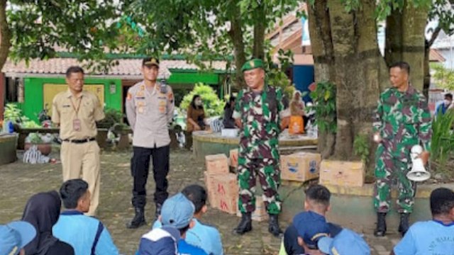 Dua Ratusan Pelajar Seleksi Paskibra, Kapolsek Muntilan Ingatkan Peserta tentang Kepribadian