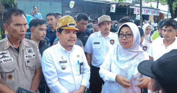 Langkah Tegas Distan Makassar, Pasang Papan Bicara Usai Eksekusi Pasar Pamos