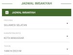 Jadwal Imsakiyah 1444 H di Makassar Provinsi Sulawesi Selatan