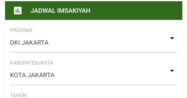Jadwal Imsak 2023 Wilayah Jakarta dan Sekitarnya