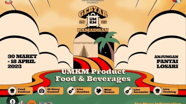 Diskop Makassar Persembahkan Gebyar Ramadhan di Anjungan Pantai Losari