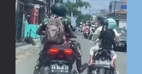 Oknum Prajurit TNI Penendang Ibu dan Anaknya Saat Naik Motor, Berhasil Amankan