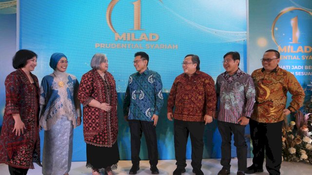 Prudential Syariah merayakan milad yang pertama. ist