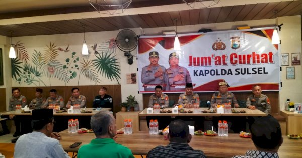 Jumat Curhat Kapolda Sulsel di Jl Nusantara, Warga Keluhkan Persoalan Jukir Liar