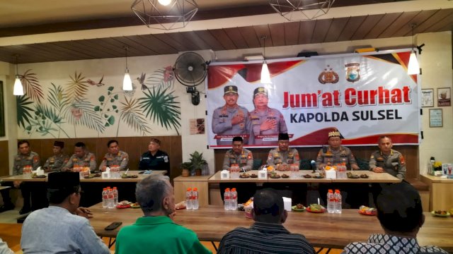 Jumat Curhat Kapolda Sulsel di Jl Nusantara, Warga Keluhkan Persoalan Jukir Liar