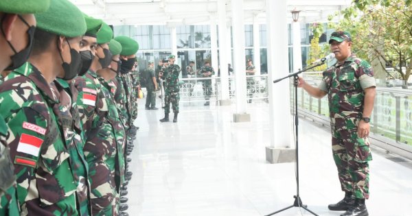 Ratusan Prajurit Yonif 405/Surya Kusuma Tiba di Semarang Usai Purna Tugas di Papua