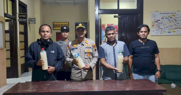 Cipta Kondisi Jelang Idul Fitri, Polsek Muntilan Kembali Berhasil Amankan Puluhan Liter Miras