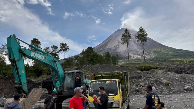 Polresta Magelang Gerebek Tambang Ilegal, 7 Orang Diduga Pelaku Diamankan