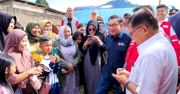 PMI Tetap Bertahan Bantu Warga Cianjur