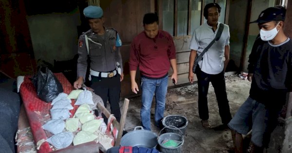 Polsek Dukun Magelang Aman Pembuat Mercon Puluhan Kilogram, 3 Pelaku Terancam 20 Tahun Penjara