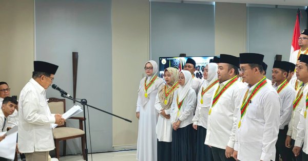 Lantik Pengurus Remaja Masjid DMI, JK Ingatkan Untuk Mengisi Ruang-ruang Kosong Ummat Islam