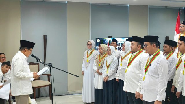 Lantik Pengurus Remaja Masjid DMI, JK Ingatkan Untuk Mengisi Ruang-ruang Kosong Ummat Islam