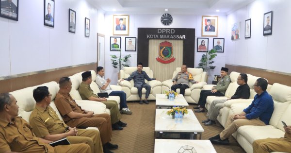 Pimpinan DPRD Makassar Terima Kunjungan Kapolrestabes yang Baru