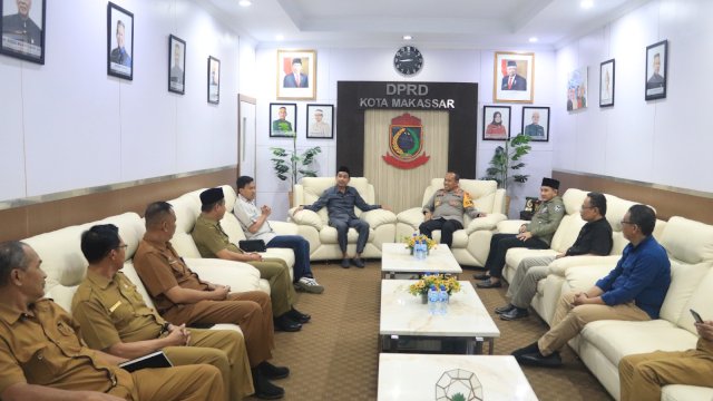 Pimpinan DPRD Makassar Terima Kunjungan Kapolrestabes yang Baru