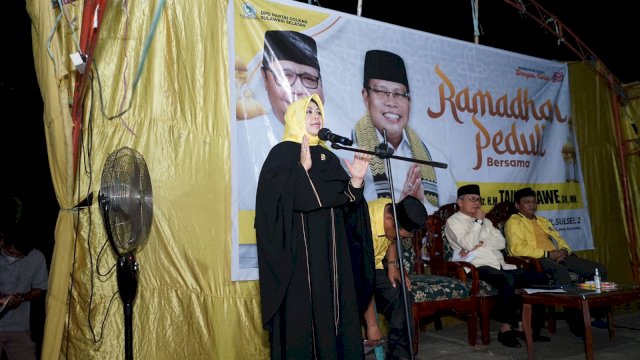 Ramadan Peduli, Erna Rasyid Taufan Apresiasi Dukungan Masyarakat untuk Partai Golkar