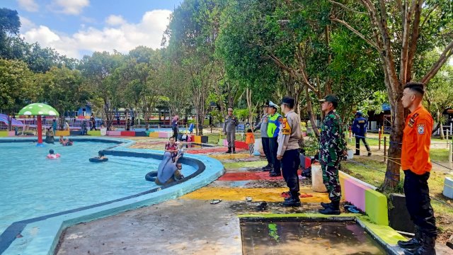 Polres Jeneponto Beri Keamanan Pengunjung Boyong Waterpark