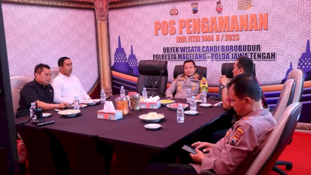Antisipasi Lonjakan Wisatawan, Polresta Magelang Dirikan Pos Pengamanan