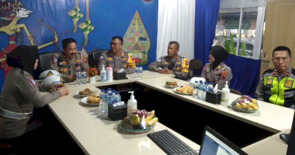 Pos Pelayanan Lebaran Alun-Alun Kota Magelang Dikunjungi Tim Penilai Polda Jateng